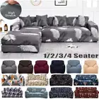 Sofa Covers High Stretch Lounge Slipcovers Couch Cover Protector 1/2/3/4 Seater