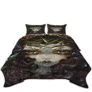 Gothic Art the Language of Flowers Black Roses Girl Coverlet