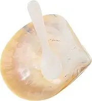 PEPLAYTAL 2 Sets Boho Decor Mini Caviar Holder Natural Shell Craft Aquarium Decor Caviar Serving Dish