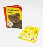 Build A Bear Memory “Membeary” Activity Book & Stickers Dark Brown Bear Unused