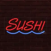 NEW "SUSHI" w/UNDERLINE 30x12x1 INCH LED FLEX WINDOW/WALL INDOOR SIGN 30499