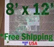 8' x 12' Clear Poly Tarp Room Divider Patio Porch Enclosure Fumigation Curtain