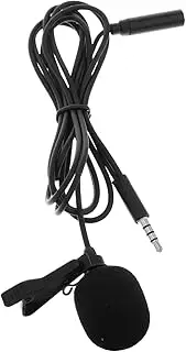 WESIEVYA Mini Portable Lapel Mic for Smartphones and Tablets for Singing Live Streaming and Recording Compact Design Strong Compatibility Durable Materials