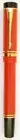 Parker Duofold Fountain Pen International 18K Gold Medium Pt Orange New In Box