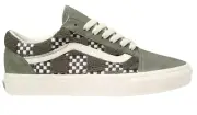 Vans Old Skool Shoes, Style# VN0007NTZBF, Size M6.5/W8, Tufted Check Loden Green