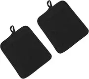 SECFOU 2pcs Heat Resistant Silicone Gloves Hot Pot Holders Oven Mitts Double Glove Non-Slip Kitchen Oven Mitts