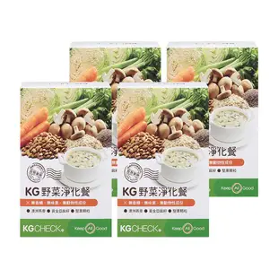 【聯華食品 KGCHECK】野菜淨化餐 (4盒組)