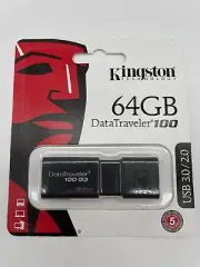 Kingston 64GB DataTraveler 100 G3 USB 3.0 USB Flash Drive DT100G3/64GB