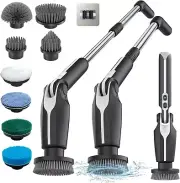 Electric Spin Scrubber - Effortless Cleaning Brush with 8 Durable Heads & Angles