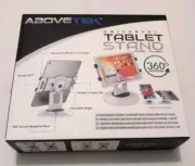 360 Rotating Tablet Stand Abovetek - Desktop Display Adjustable 6" - 13" TS-138W
