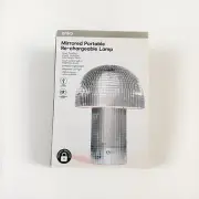 Anko | Kmart Mirrored Portable Rechargeable Lamp | Unopened Original Packaging