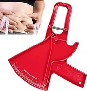 Body Fat Caliper - Skinfold Caliper 0-88mm Body Fat Caliper | Double Spring Handheld Fat Tape Portable Accurate Measure Tool for Monitoring BMI