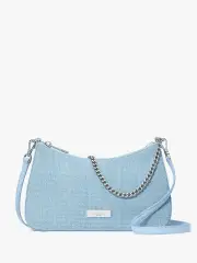 Madison Studded Denim Convertible Crossbody