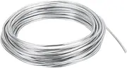 uxcell 4mm Bonsai Training Wire, 1 Roll Floral Wire Stems Anodized Aluminum Tree Wire 32.8 Feet Total for Gardening Branch Fixing, Silver