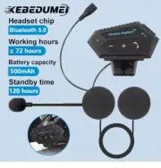 BT12 Motorcycle Helmet Headset Wireless FM Bluetooth Headphone Speaker HandsFree