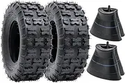 13x5.00-6 Tire and 13X5.0-6(5.0/4.0-6) Inner Tube for 4 Wheelers ATV,Quad Lawn, Mower, Wheelbarrows, Go Kart,Snow Blower, Tractors, Hand Trucks, Trolleys, Mini Bike (P-094)