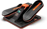 UPREIGN Under-Desk Elliptical with Automatic & Manual Exercise Modes, Portable Electric Seated Pedal Exerciser for Forward/Backward Workouts, Remote Control & LED Display