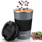 Travel Coffee Mug Spill Proof 12oz, Insulated Reusable Coffee Cups with Seal ...