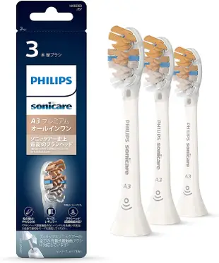 【日本代購】Philips 飛利浦 Sonicare 電動牙刷 替換刷頭 高級多合一刷頭 常規3支 白