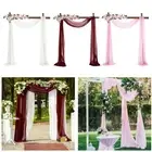 Curtain 70*550cm Accessories Arch Fabric Backdrop Bridal Chiffon Drape