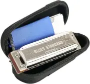 EASTTOP Diatonic Harmonica Key of C Blue Harmonica 10Hole Wood Comb Mouth Organ