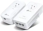Tp-Link AV1300 Gigabit Passthrough Powerline Wi-Fi Kit - Plug and Play, Homep...