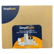 SimpliSafe Home Security System with Smart Alarm Wireless Indoor Camera, 8 Piece