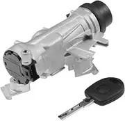 Lock Cylinder for VW Golf Rabbit Tiguan Touran Caddy, Ignition Switch with Lock Cylinder Keys 1K0905851/1K0905851B/1K0905865/1K0905841