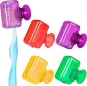 4 Pack Travel Toothbrush Head Covers Cap Protector Pod Case Plastic Clip Durable