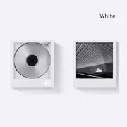 KM5 Instant Disk Audio CD Player CP-1 White Audio-Bluetooth 5.0 Jacket Display