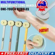 Long Handle Liquid Bath Brush,Back Scrubber for Shower, Shower Brush for BoHI