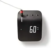 [weber] Connect Smart Grilling Hub - Smart Meat Thermometer Probe and Smartphone Grilling Assistant with Flip-and-Serve Notifications and Adjustable Doneness Setting, Black