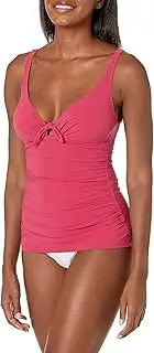 [Profile by Gottex] Women's Standard Dandy Bow Tie V-Neck Tankini