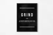 [Namly Design] Poster - Grind Definition