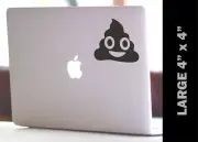 Poo Emoji Laptop Decal Sticker