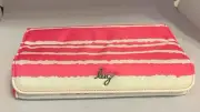 Lug Choo Choo AM/PM Pill Organizer Travel Case Double Sided Pink & White NEW