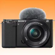 Sony ZV-E10 Mirrorless Camera with 16-50mm Lens Black - Brand New