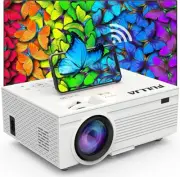 FULLJA Mini Portable Projector 1080P Home Theater Video Projector