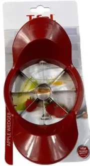 T-Fal Apple Wedger Slicer Red Safety Lid Easy Grip Handles BRAND NEW!
