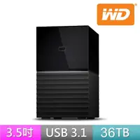 在飛比找momo購物網優惠-【WD 威騰】★My Book Duo 36TB 3.5吋雙