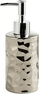 Ceramic Foaming Soap Dispenser, Foam Soap Dispenser Hand Foaming Dispenser, for Barthroom Kitchen-silver-300ml