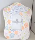 NEW Ganz Treasured MEMORIES Frame Children BLOSSOM Flower Bella Casa Peach White