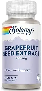 Solaray Grapefruit Seed Extract 250 mg VCapsules, 60 Count