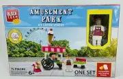 NEW Block Tech Amusement Park Ice Cream Vendor 75 Pc Set Compatible