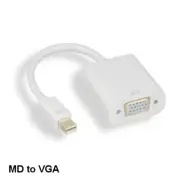 KNTK Mini DisplayPort Male to VGA Female Video Adapter Monitor TV MiniDP to HD15