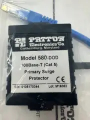 PATTON ELECTRONICS Model 580-DOD 100Base T (Cat 5) Surge Protector