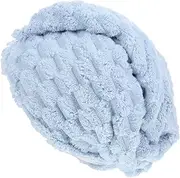 Hair Turban Towel Wrap Thickened Cloud Velour Material for Women Easy to Use Shower Cap with No Shedding Quick Drying Head Towel for Wet Hair Fuzz Experience