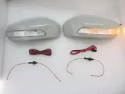 Side Mirror Cover LED Turning Light FOR 09~11 12 13 INFINITI G37 4D,2D Unpainted