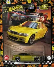 Hot Wheels BMW M3 Premium Diecast Model - YELLOW