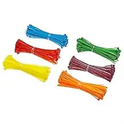 Amazon Basics Multi-Color Cable Zip Ties - 10.16 CM/100mm, 480-Piece